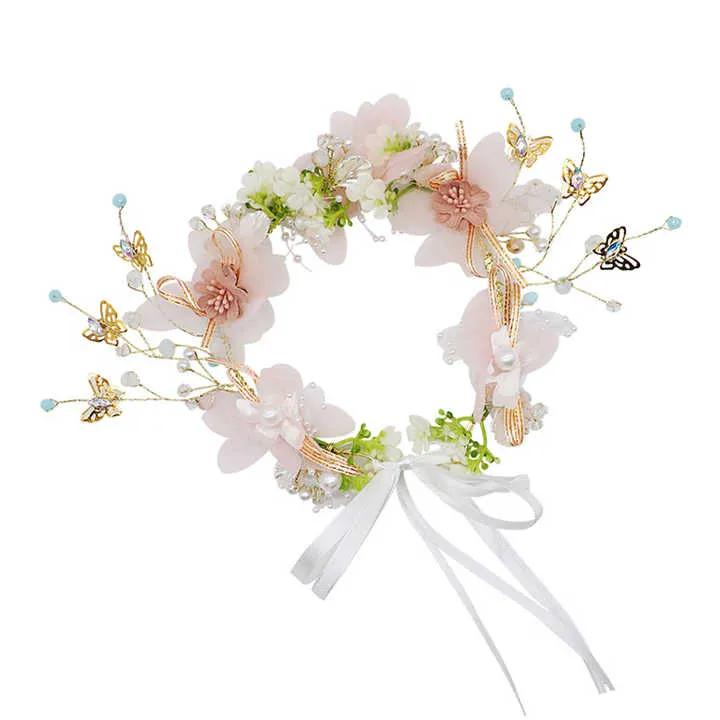 الأطفال فتاة غطاء الرأس هيرباند اكليلا زينة . Children Girl Headpiece Hairband Wreath