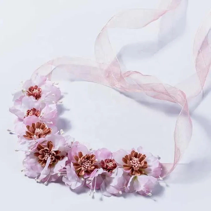 عصابة شعر على شكل زهرة للفتيات الحوريات . Flower Hairband for Girls Mermaid Hair Accessories