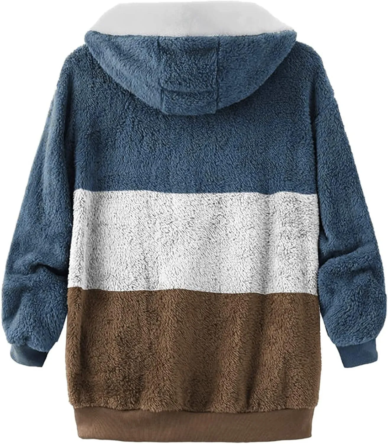 2023 Stylish Winter Coats For Women Zip Up Sherpa Jacket Women Wool Clothes For Women Fluffy Fleece Hoodies For Women