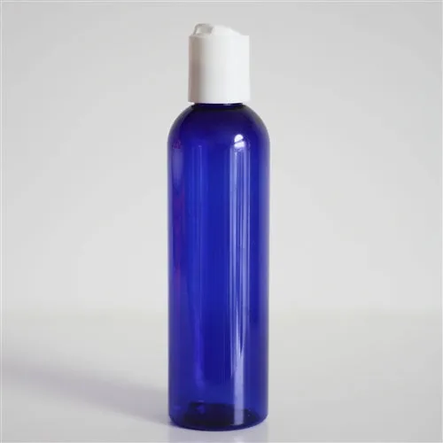 4 oz Blue PET Bullet Bottle with 20-410 Neck