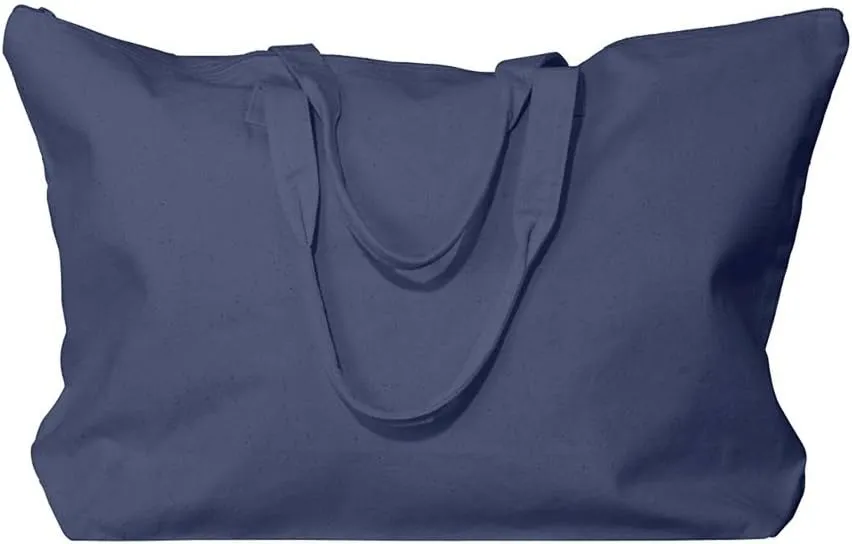8863 Amanda Cotton Canvas Tote (Navy)