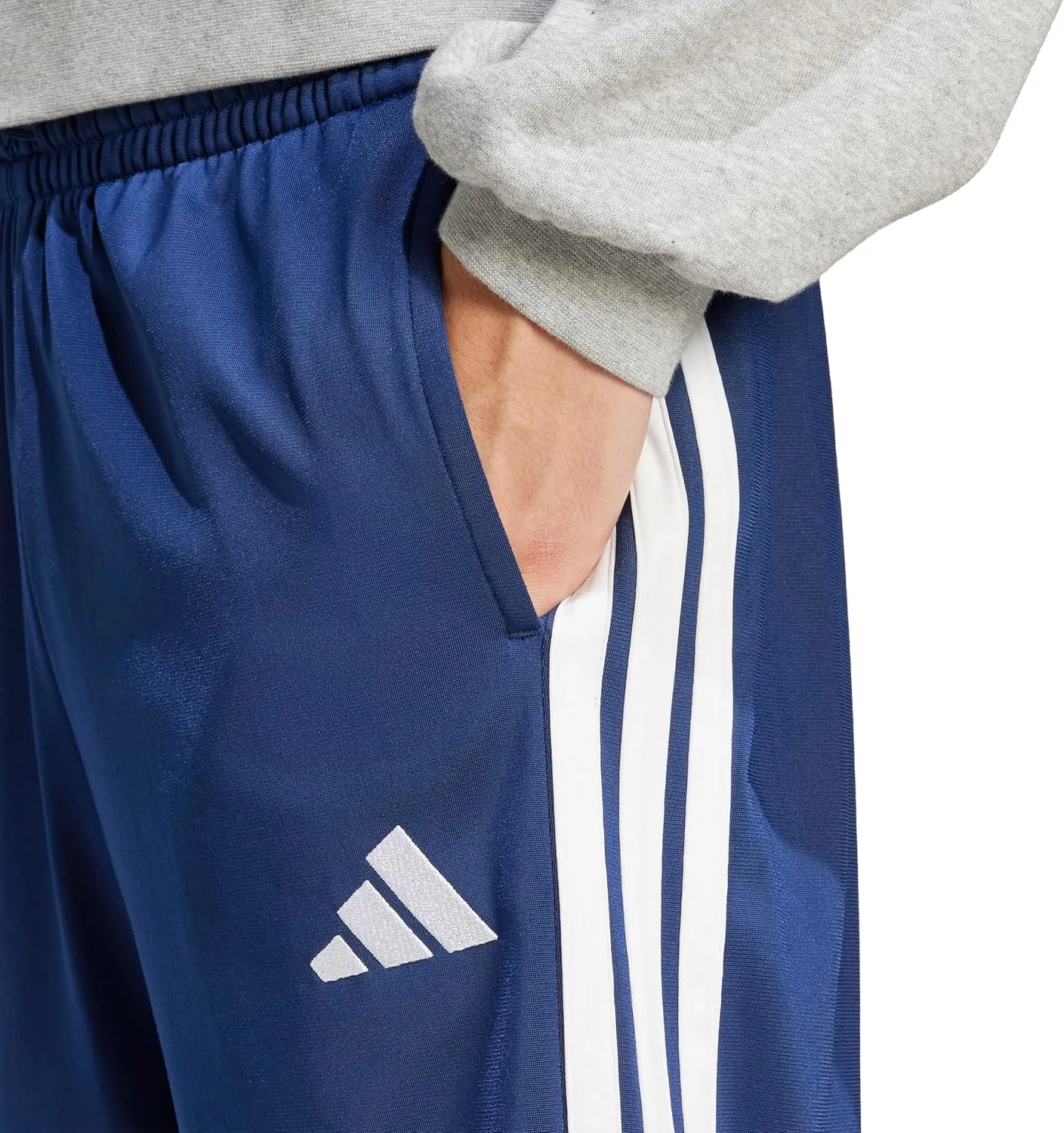 adidas Men's 3-Stripes Tricot Opem Hem Track Pants