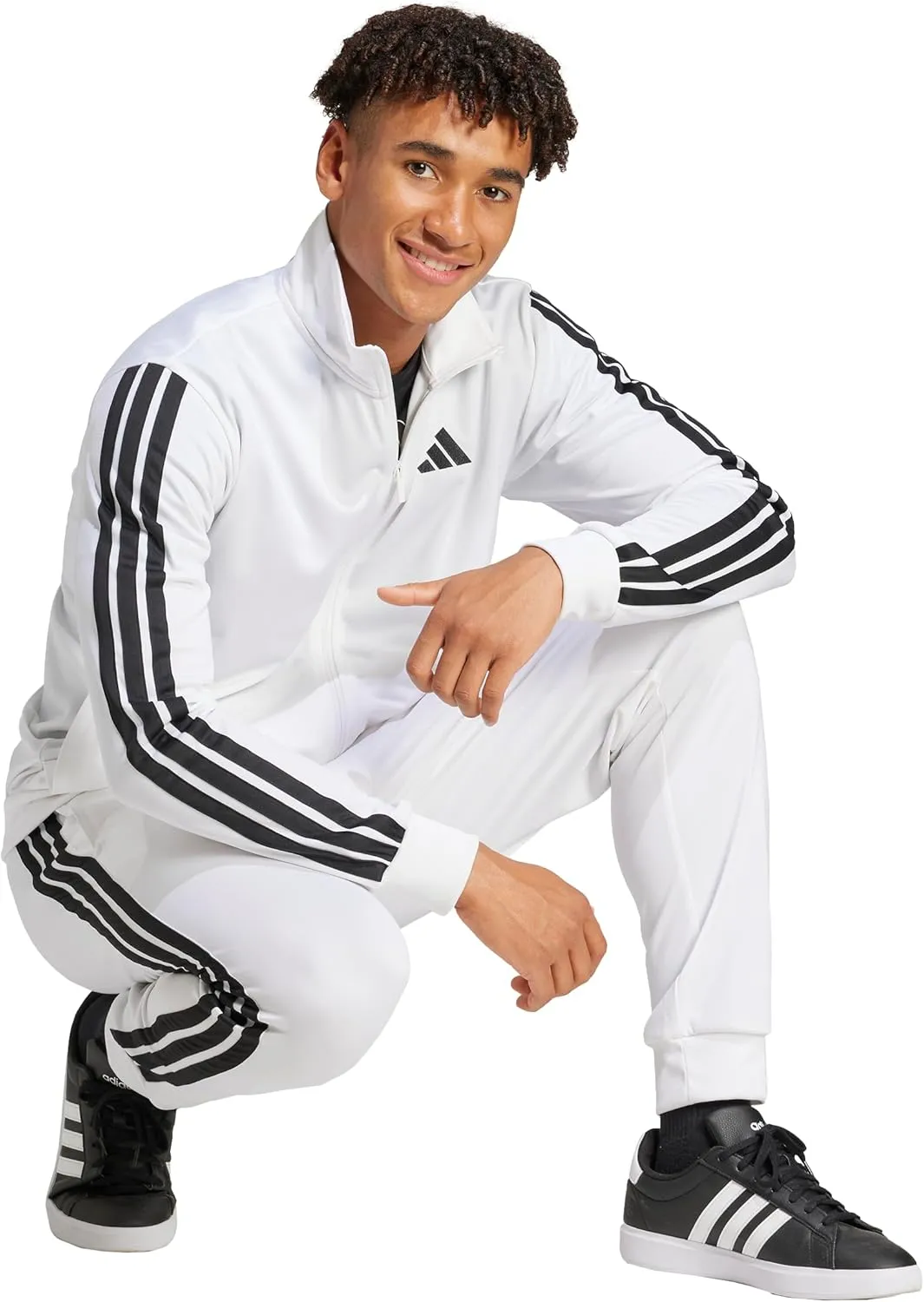 adidas Men's 3-Stripes Tricot Tapered Track Pants