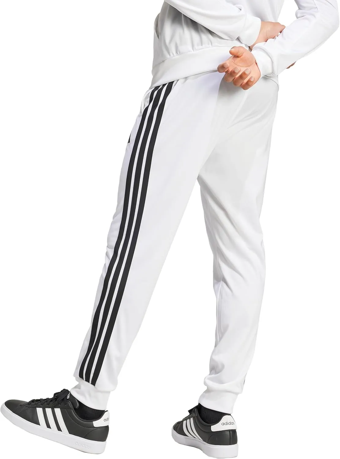adidas Men's 3-Stripes Tricot Tapered Track Pants