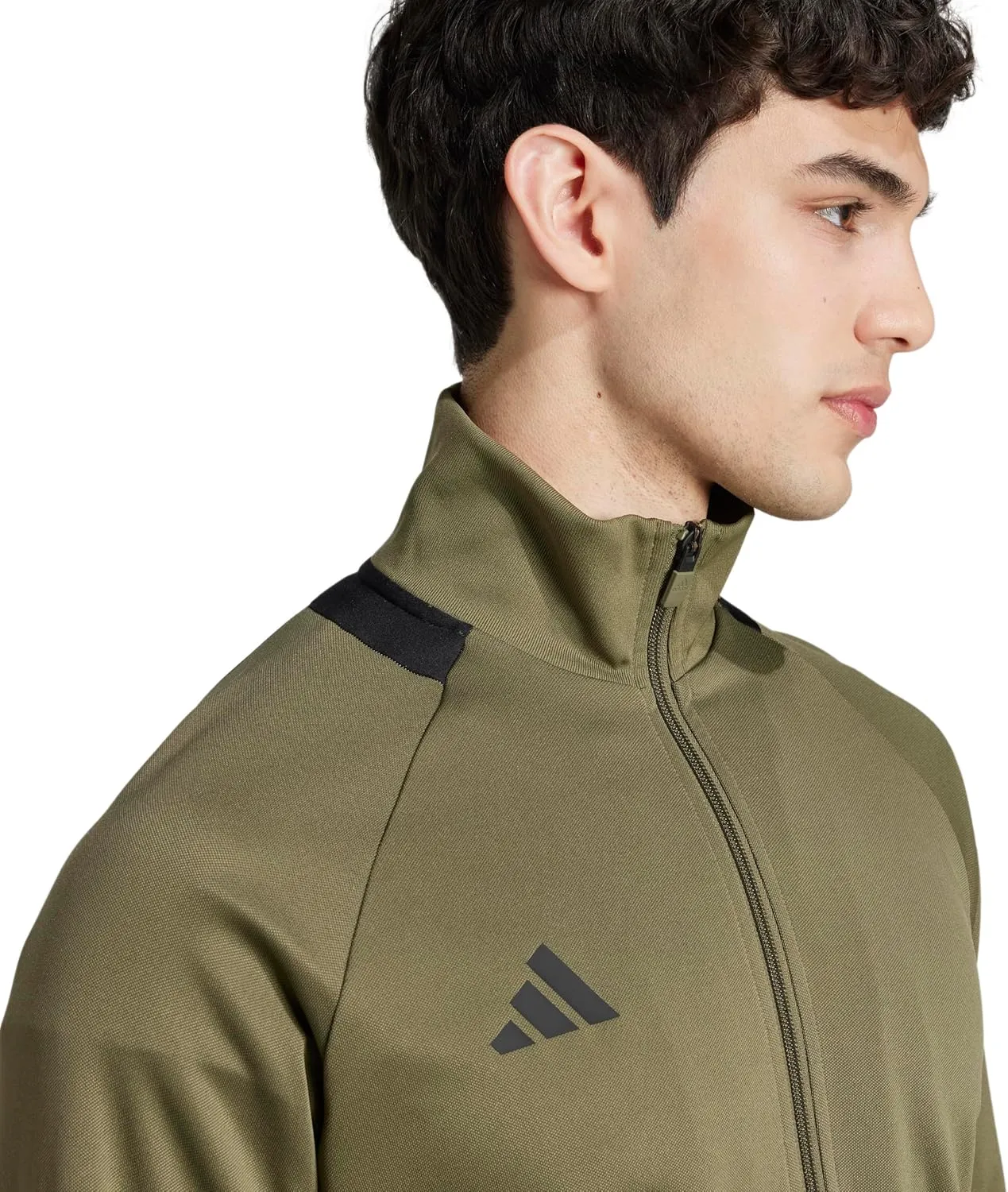 adidas Men's Sereno Cut 3-Stripes Slim Track Jacket