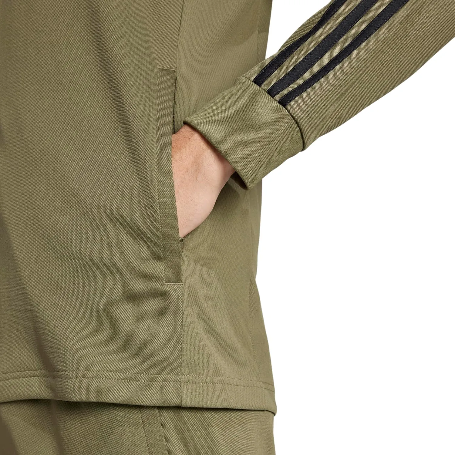 adidas Men's Sereno Cut 3-Stripes Slim Track Jacket