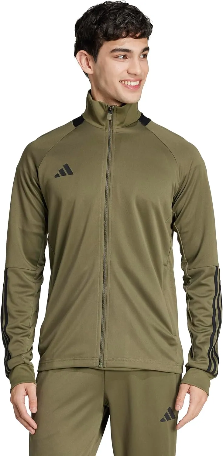 adidas Men's Sereno Cut 3-Stripes Slim Track Jacket