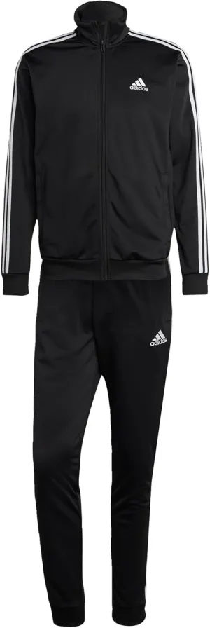 adidas Men's Size Basic 3-Stripes Tricot Track Suit