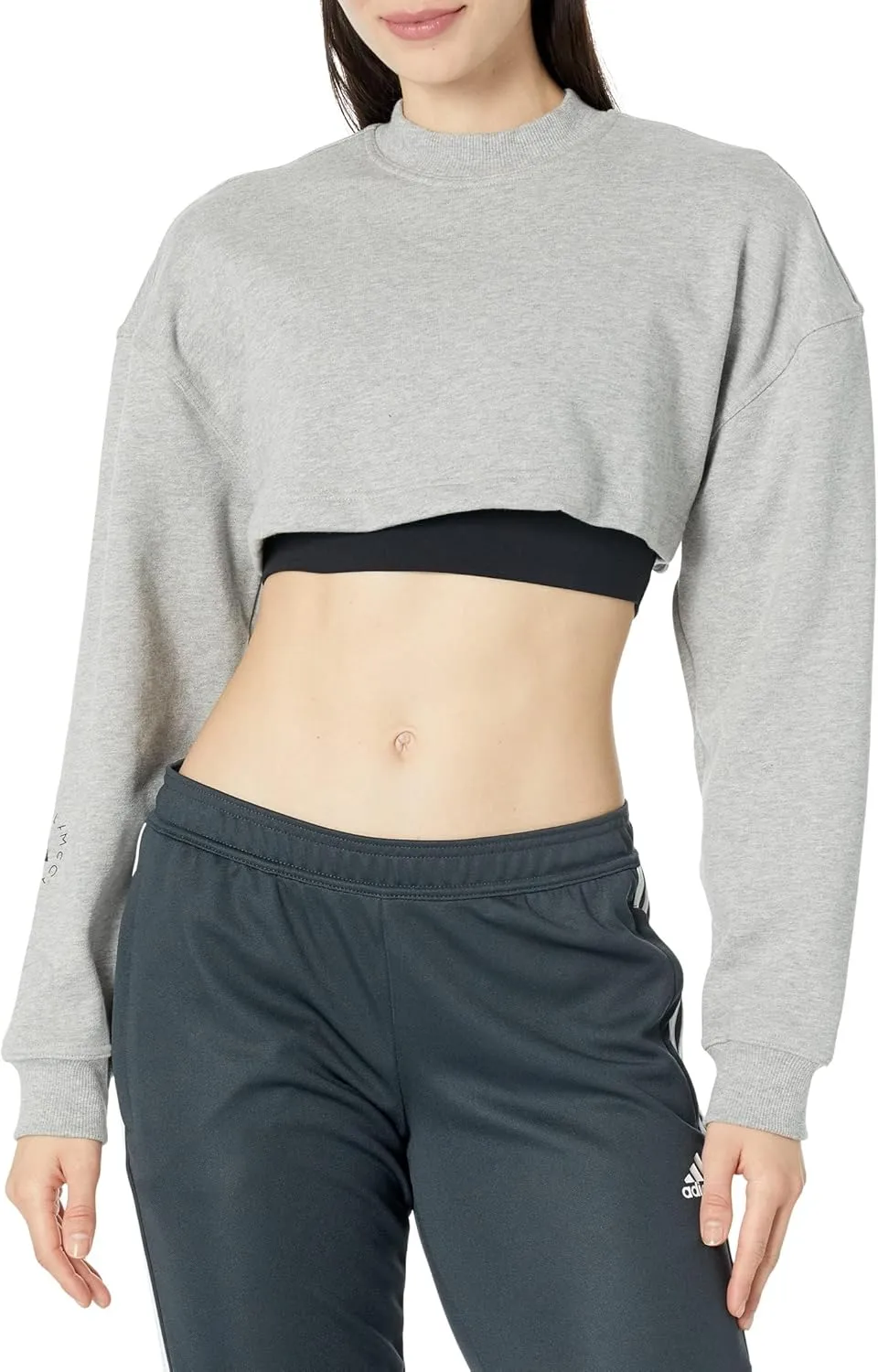 adidas TrueCasuals Cropped Sportswear Sweatshirt HR9173