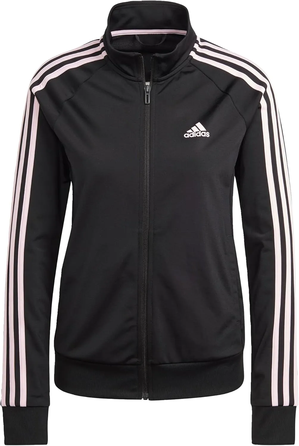 adidas Women's Essentials Warm-Up Slim 3-Stripes Track Top