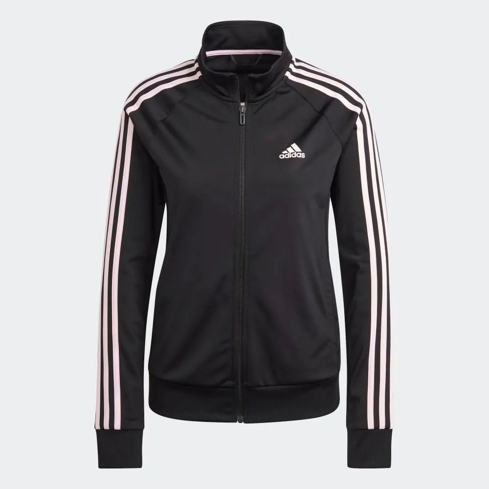 adidas Women's Essentials Warm-Up Slim 3-Stripes Track Top