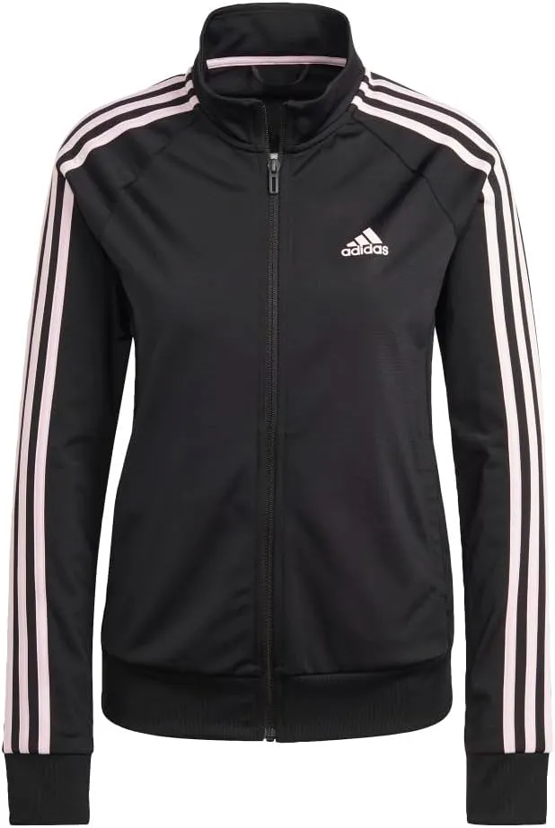 adidas Women's Essentials Warm-Up Slim 3-Stripes Track Top
