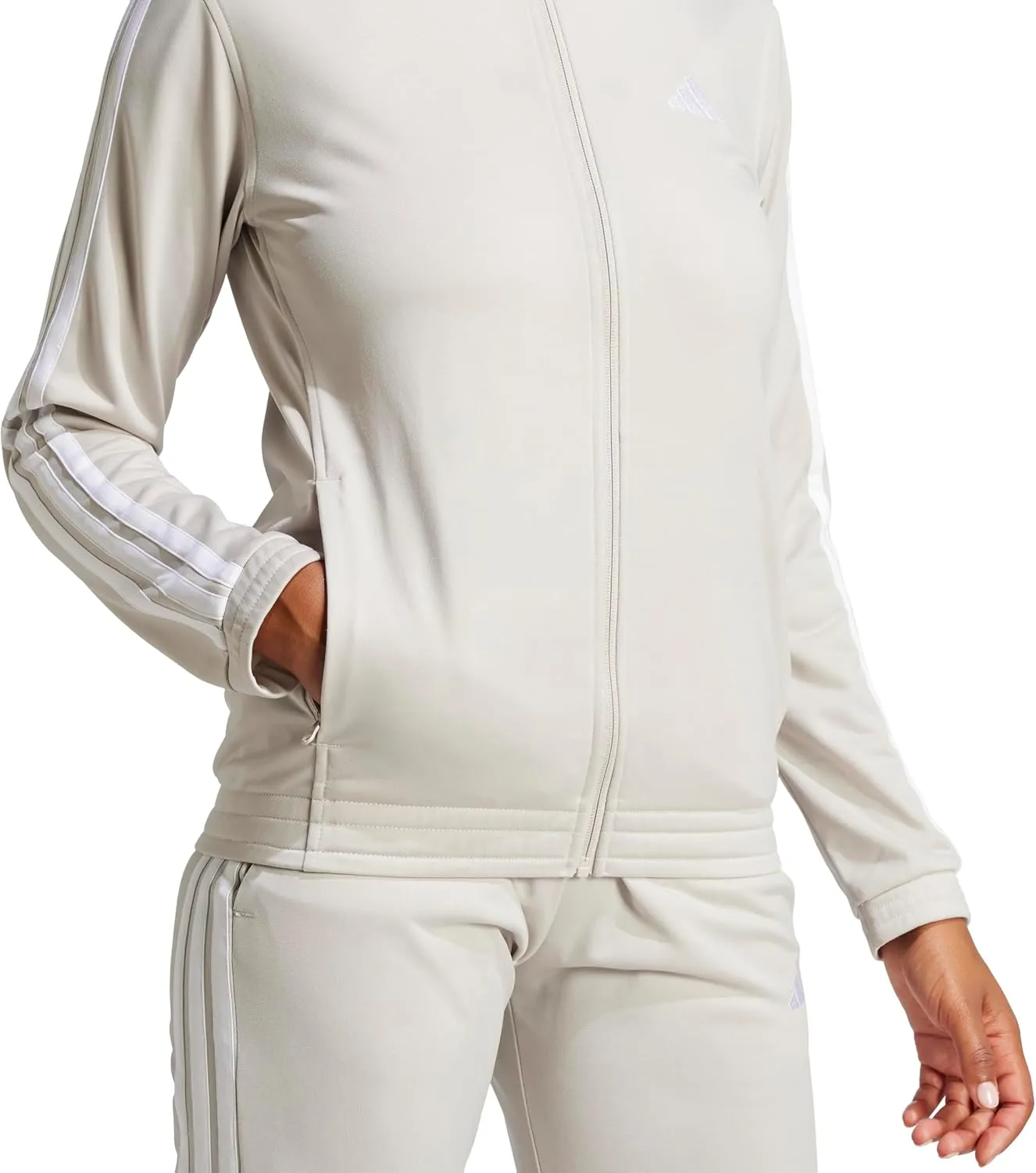 adidas Women's Tricot 3-Stripes Track Top