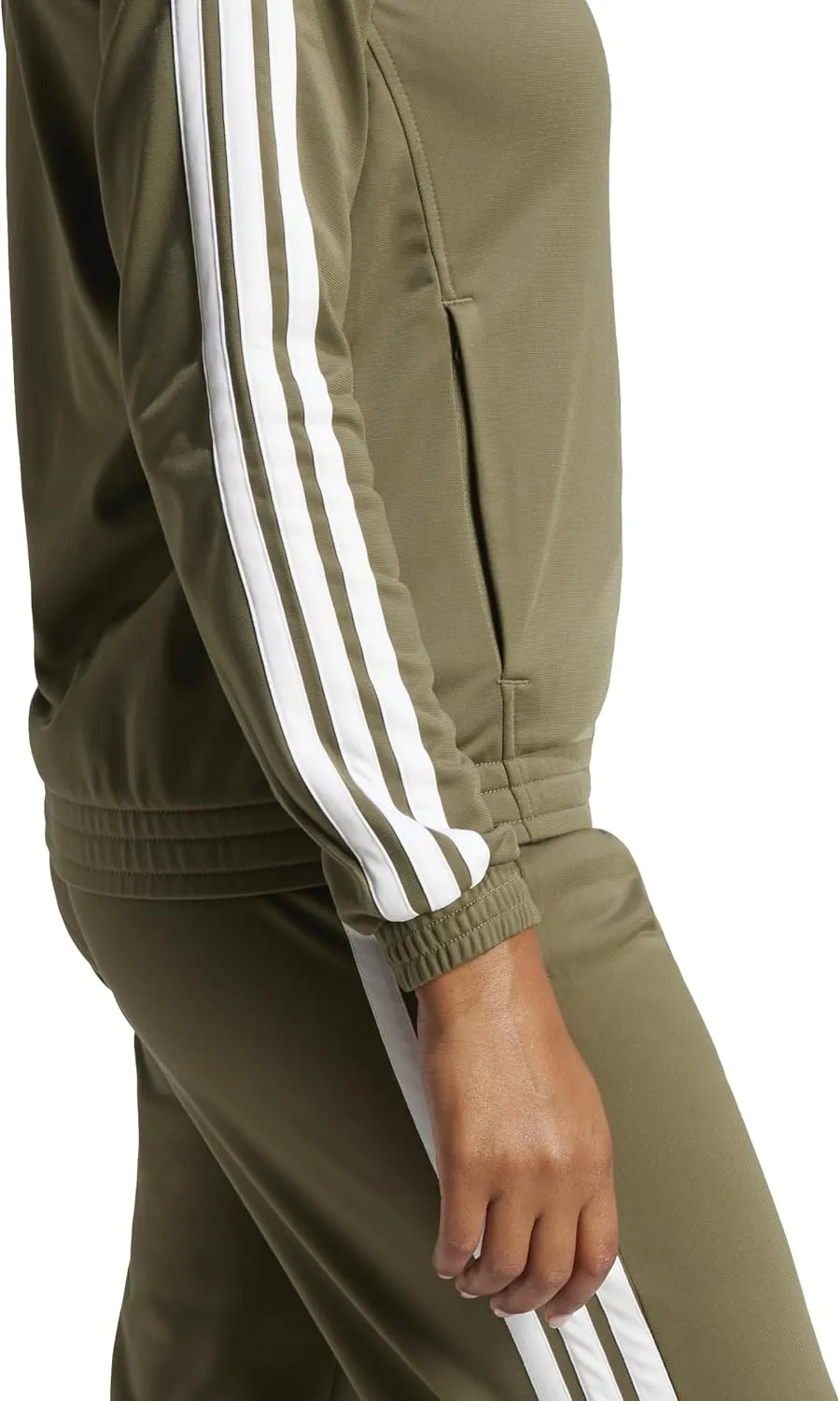 adidas Women's Tricot 3-Stripes Track Top