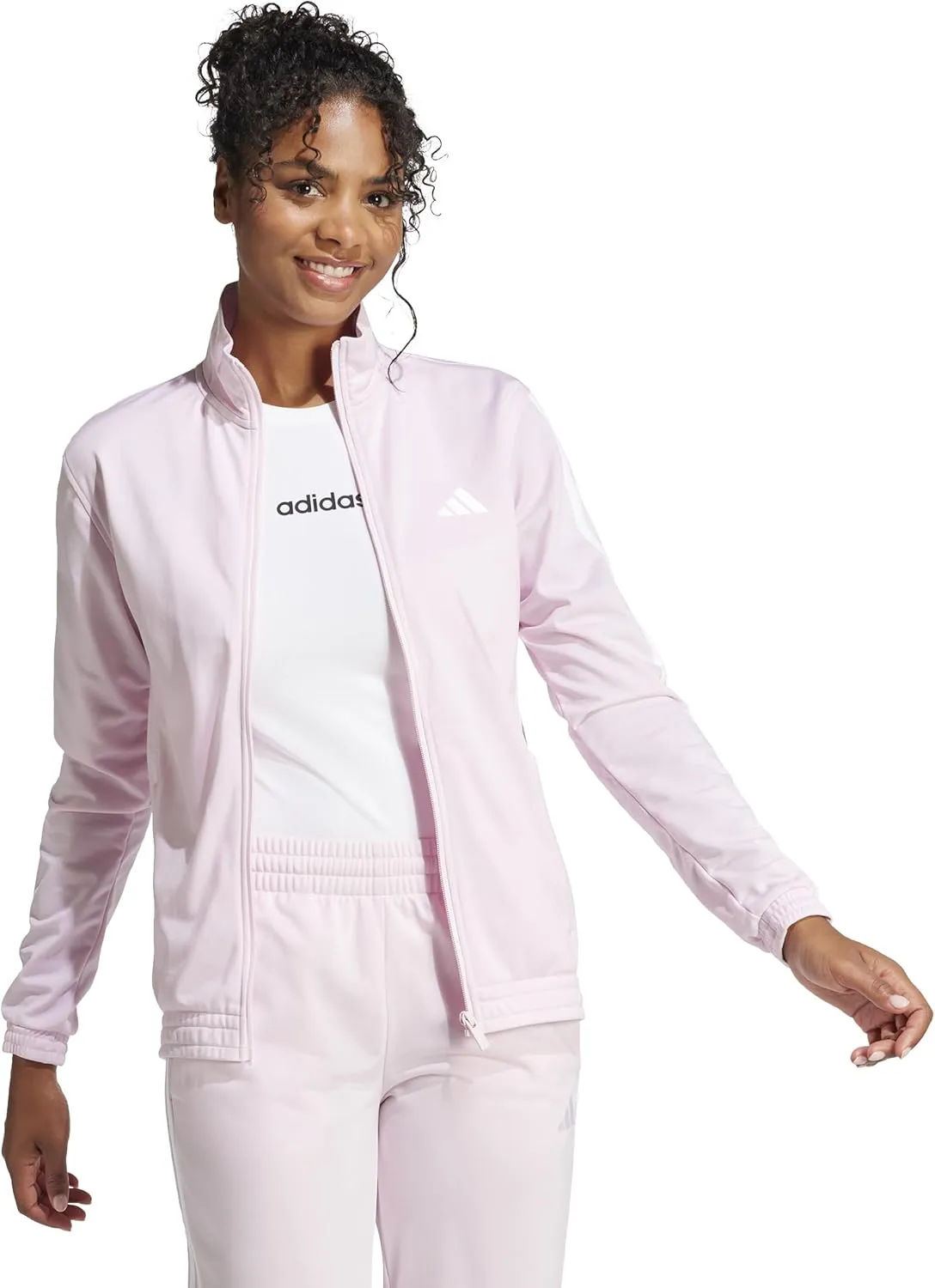 adidas Women's Tricot 3-Stripes Track Top