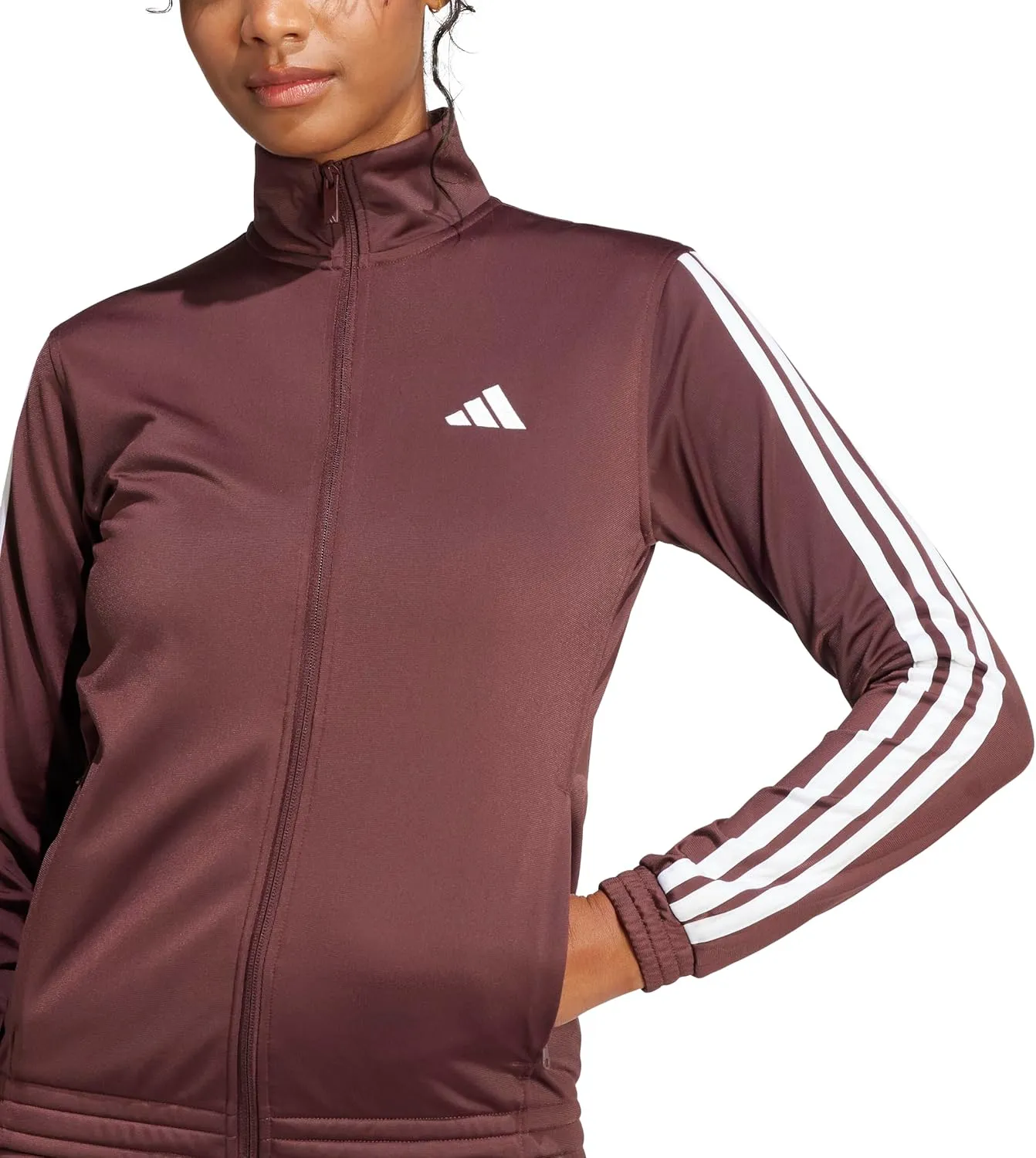 adidas Women's Tricot 3-Stripes Track Top