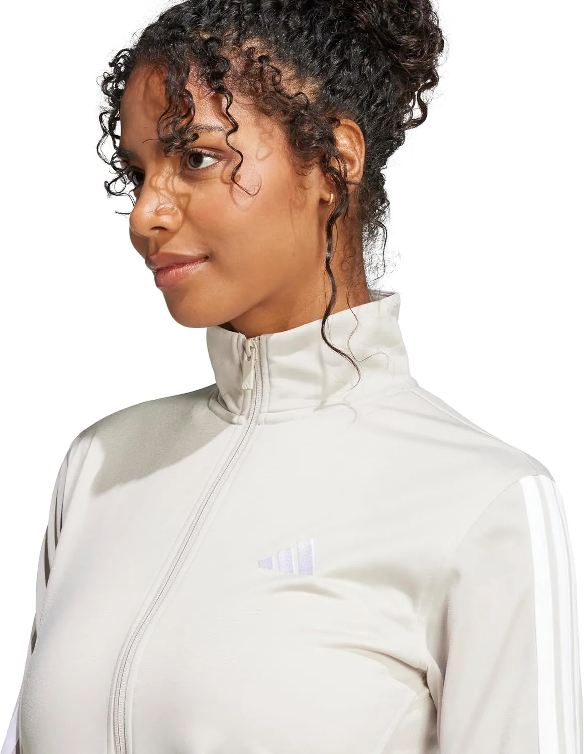 adidas Women's Tricot 3-Stripes Track Top