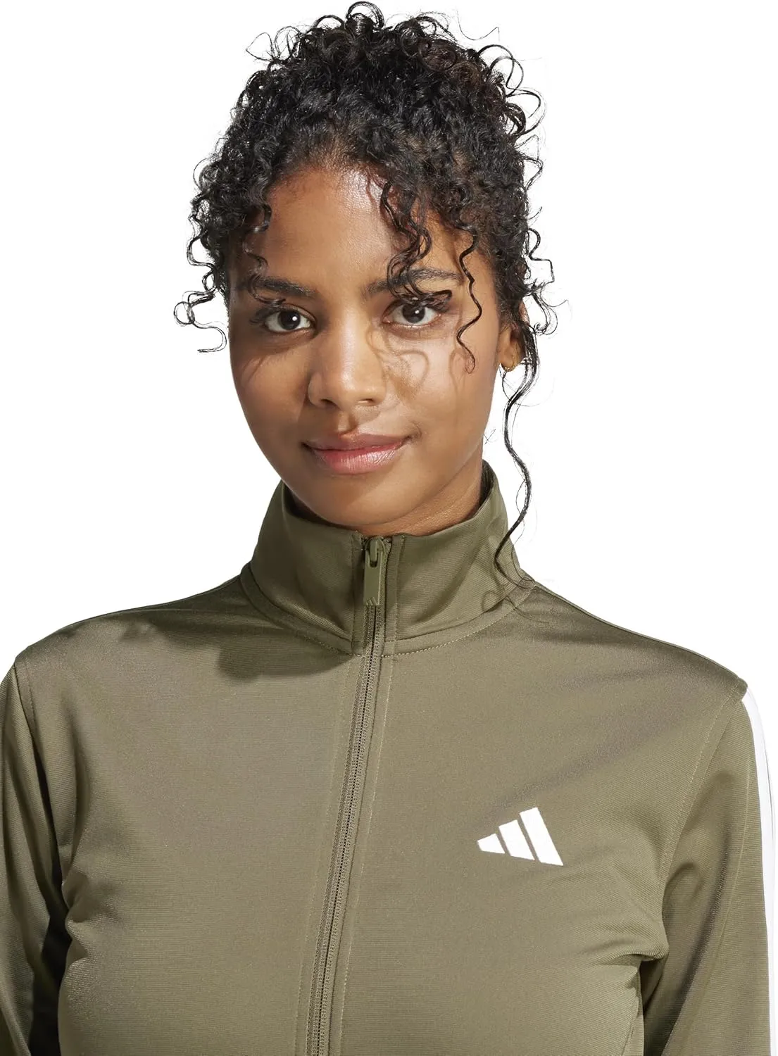 adidas Women's Tricot 3-Stripes Track Top