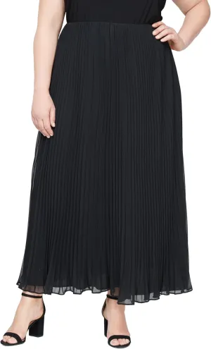 Alex Evenings Women's Full Length Formal Maxi Skirt (Plus Size)