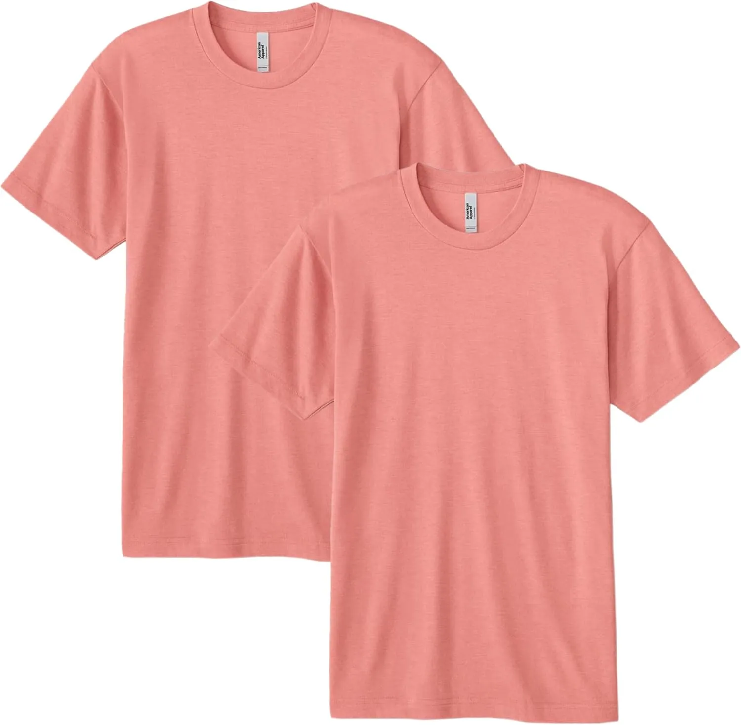 American Apparel Adult Tri-Blend Track T-Shirt, Style GTR401, 2-Pack