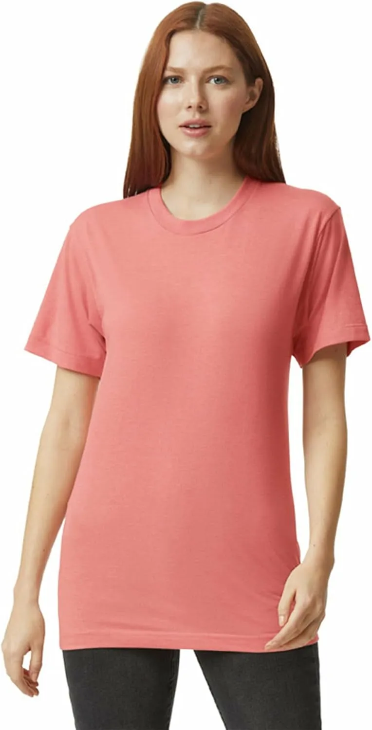 American Apparel Adult Tri-Blend Track T-Shirt, Style GTR401, 2-Pack