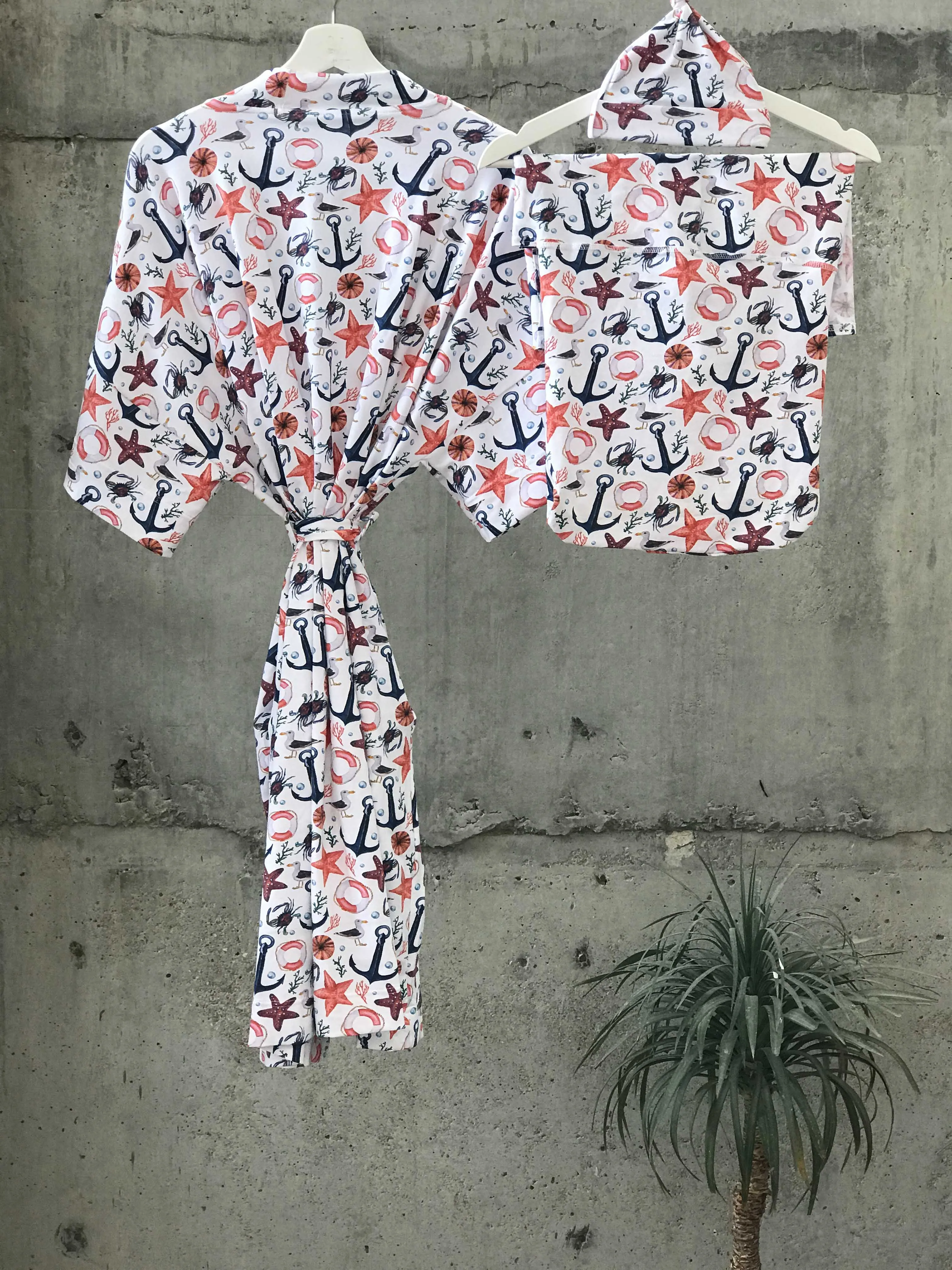 Anchor Sea Fish Maternity Family set