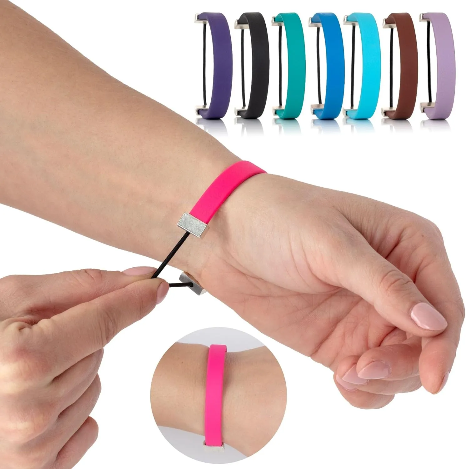 ANXIETY BRACELET for All-Day Stress Relief and Positive Mental Focus; Multiple Sizes and Colors