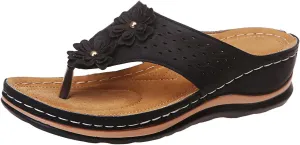 Arch Support Thick Bottom Sandals for Women Women's Casual Platform Open Toe Wedge Sandal Orthopedic Sandals