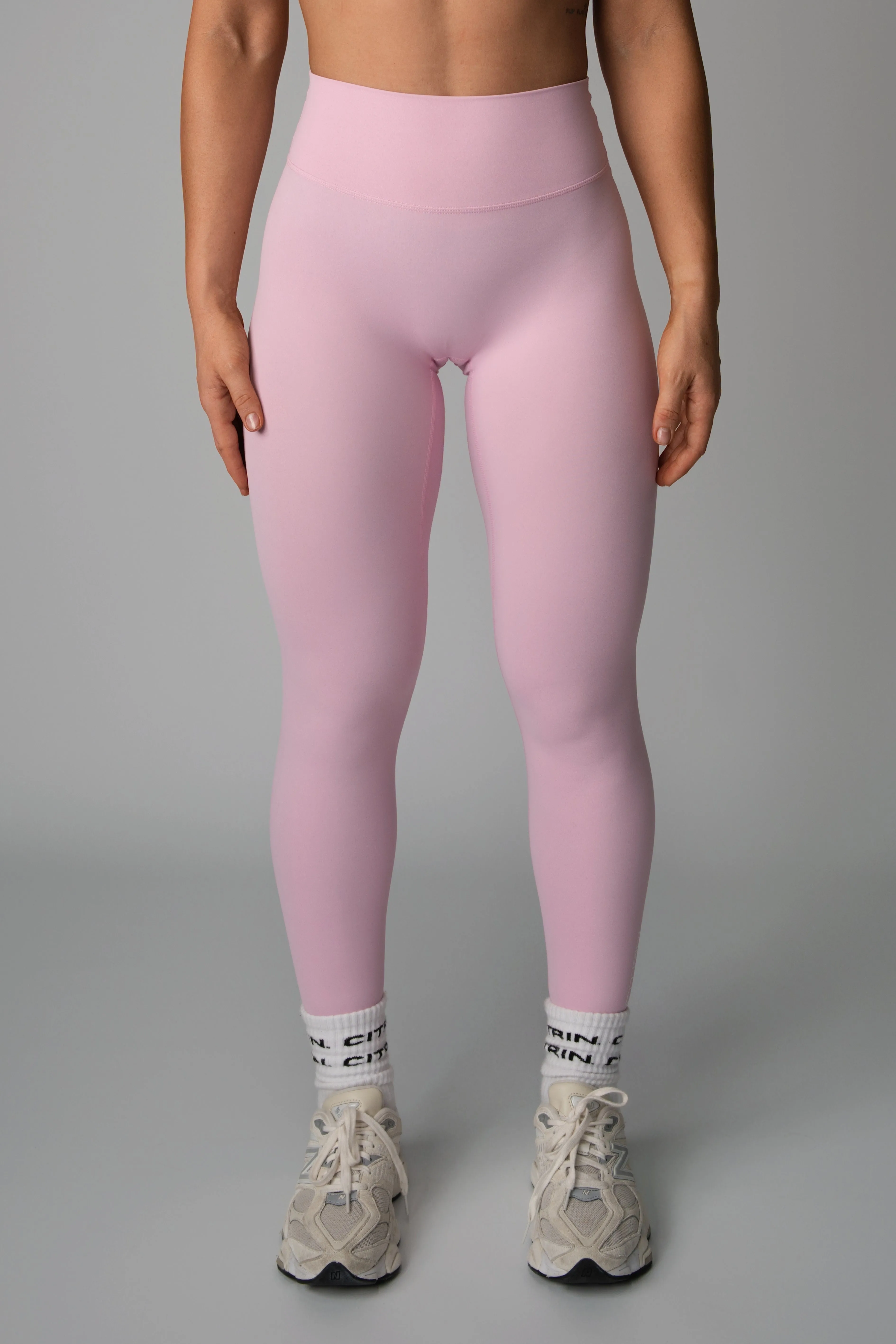 AURA FULL LENGTH LEGGINGS - SOFT PINK