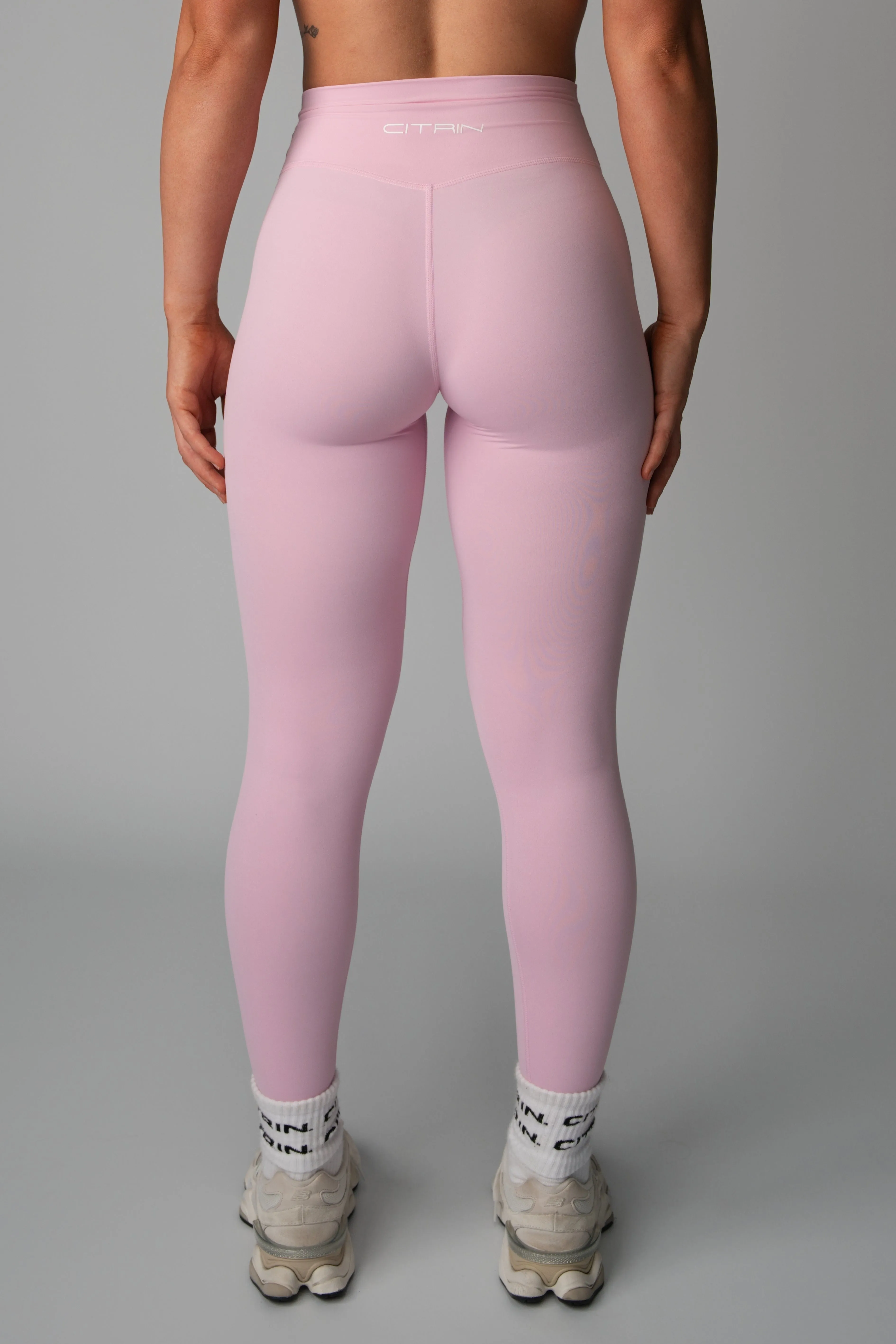 AURA FULL LENGTH LEGGINGS - SOFT PINK