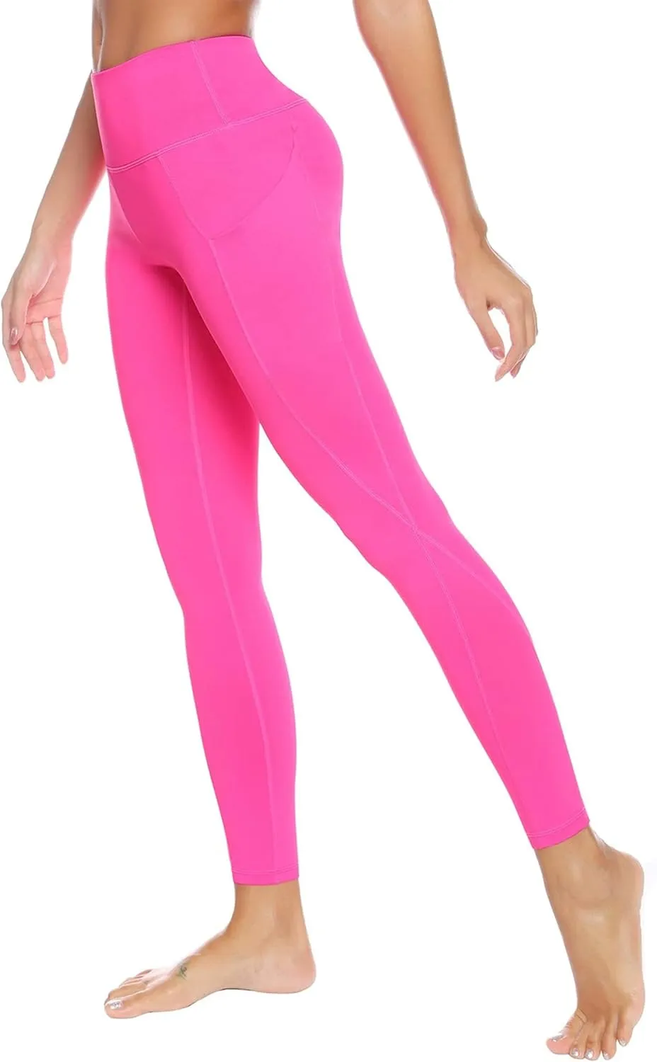 Auu High Waisted Leggings with Pockets Workout Leggings for Women Stretch Yoga Pants Buttery Soft