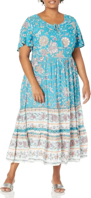Avenue Women's Plus Size Zariah Maxi Dress
