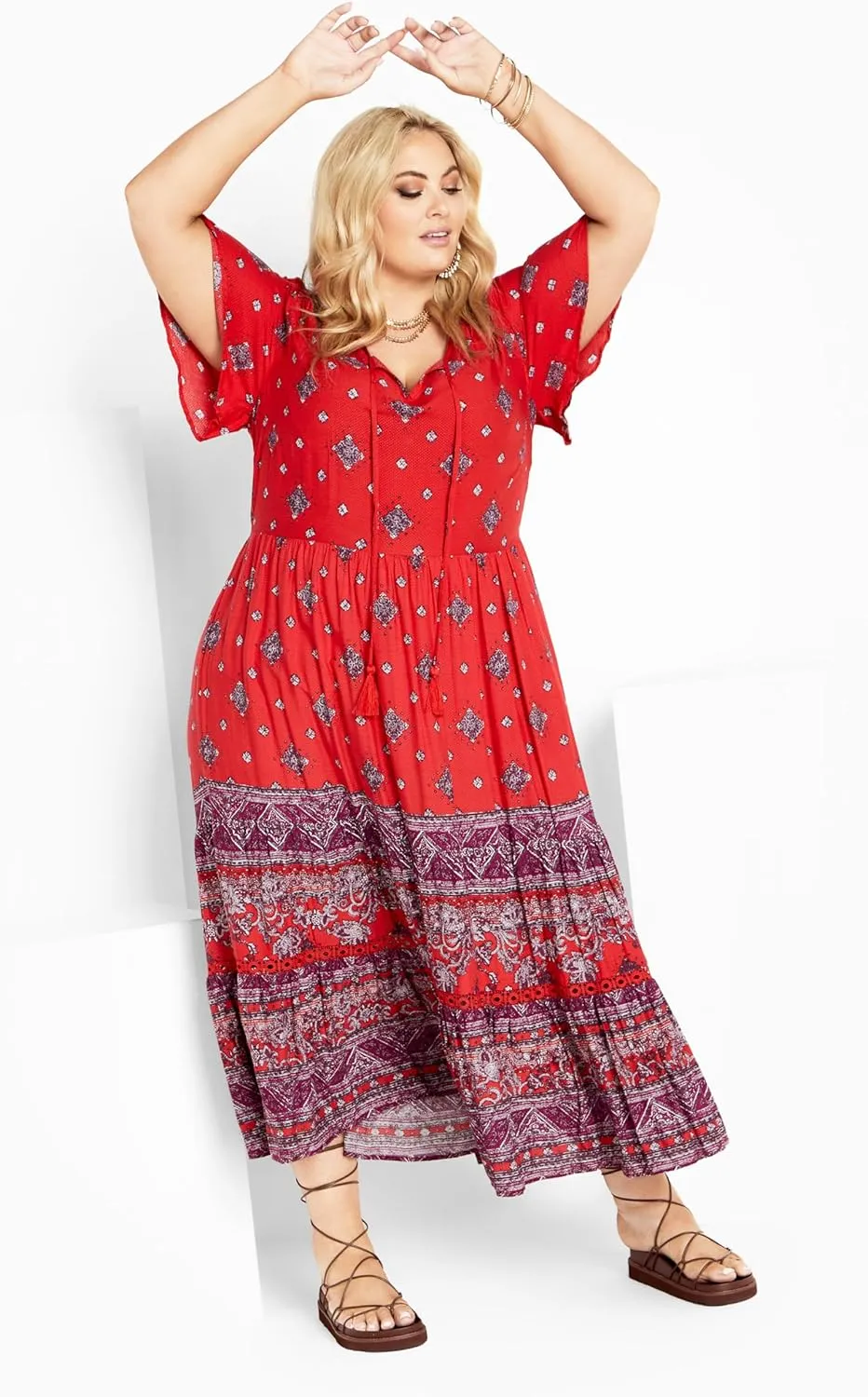 Avenue Women's Plus Size Zariah Maxi Dress