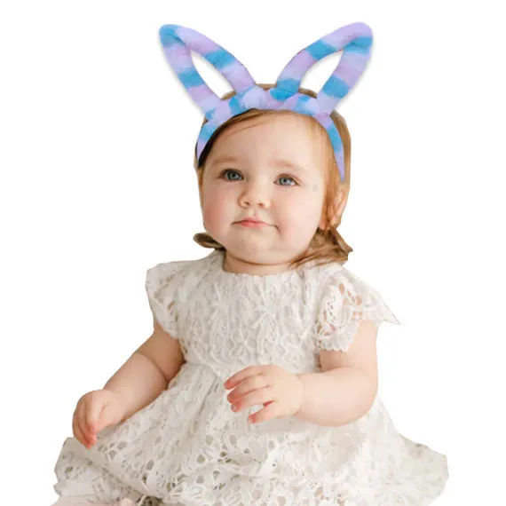 Babymoon Plush Ears Baby Girl’s Headband | Hair Accessories | White