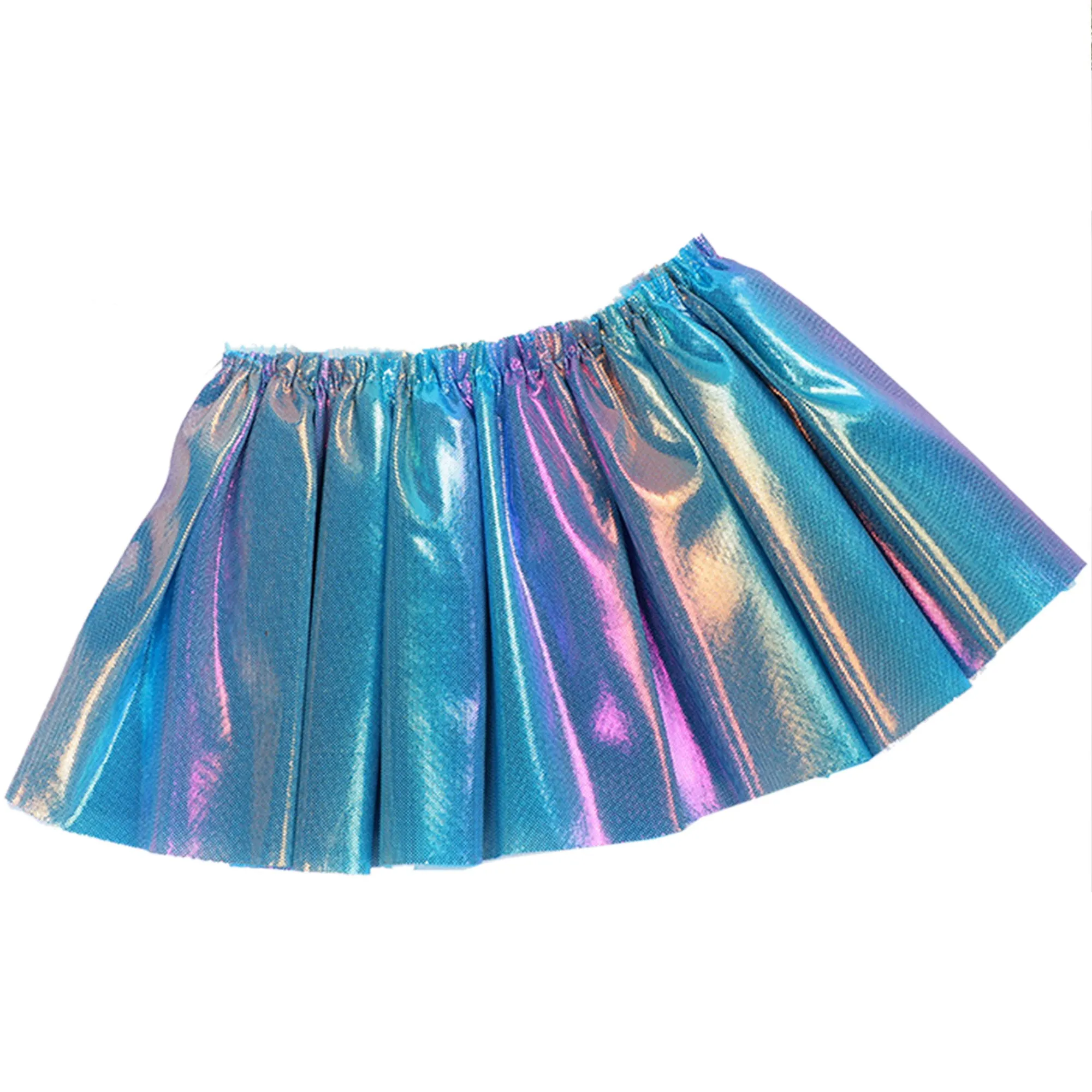 Babymoon Set of 2 Glittering Princess Girl’s Tutu Skirt with Headband | Baby Photoshoot Props | 3-8 years | Blue