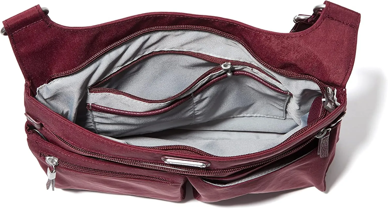 Baggallini On Track Crossbody with RFID Phone Wristlet