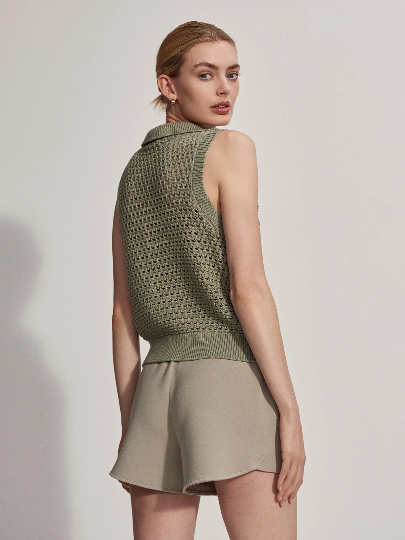 Bains Half Zip Tank