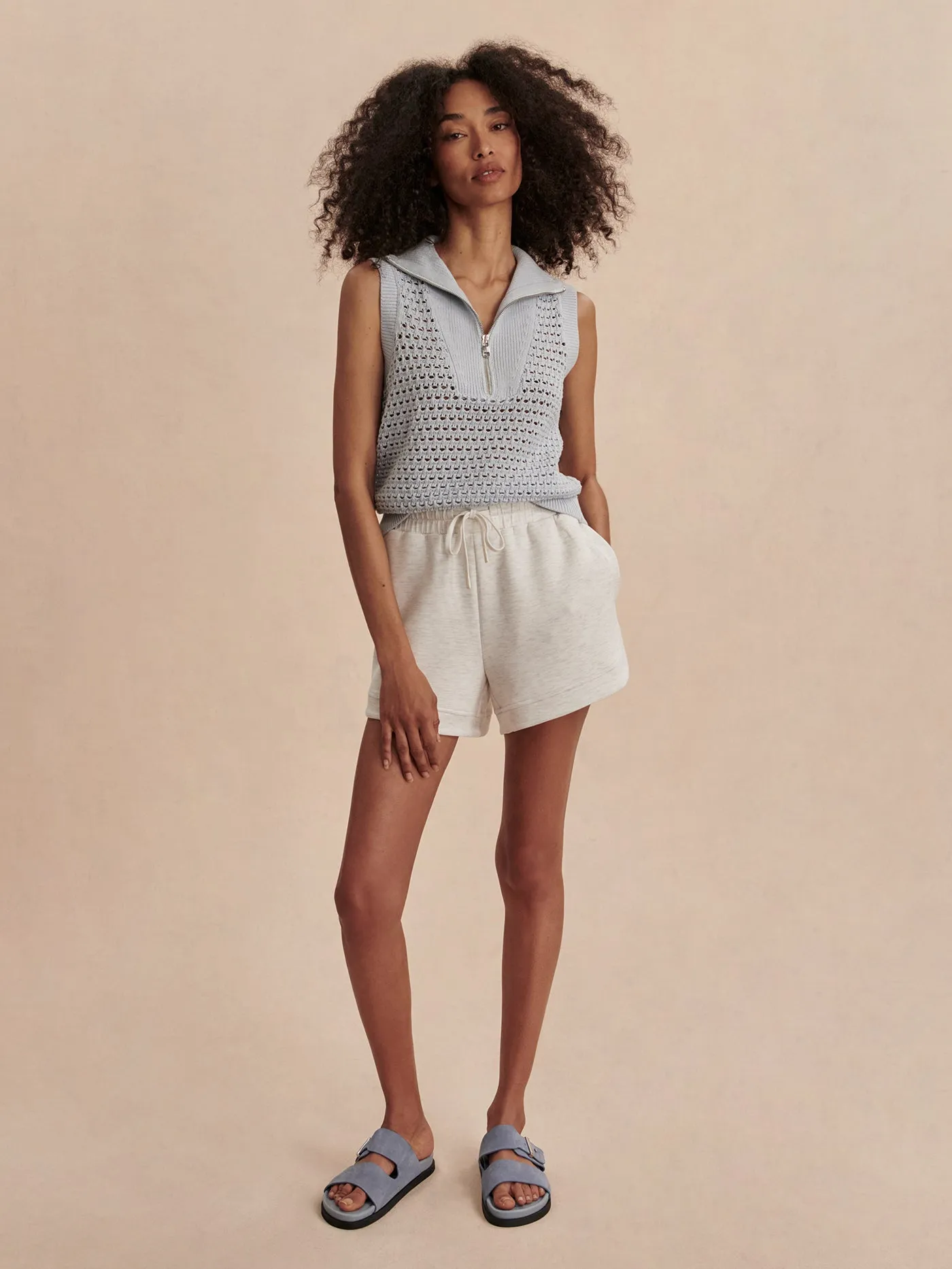 Bains Half Zip Tank