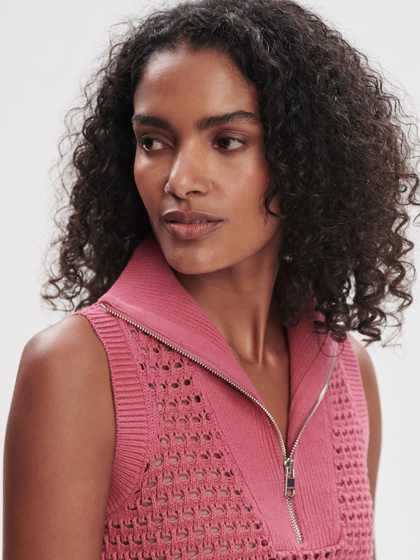 Bains Half Zip Tank