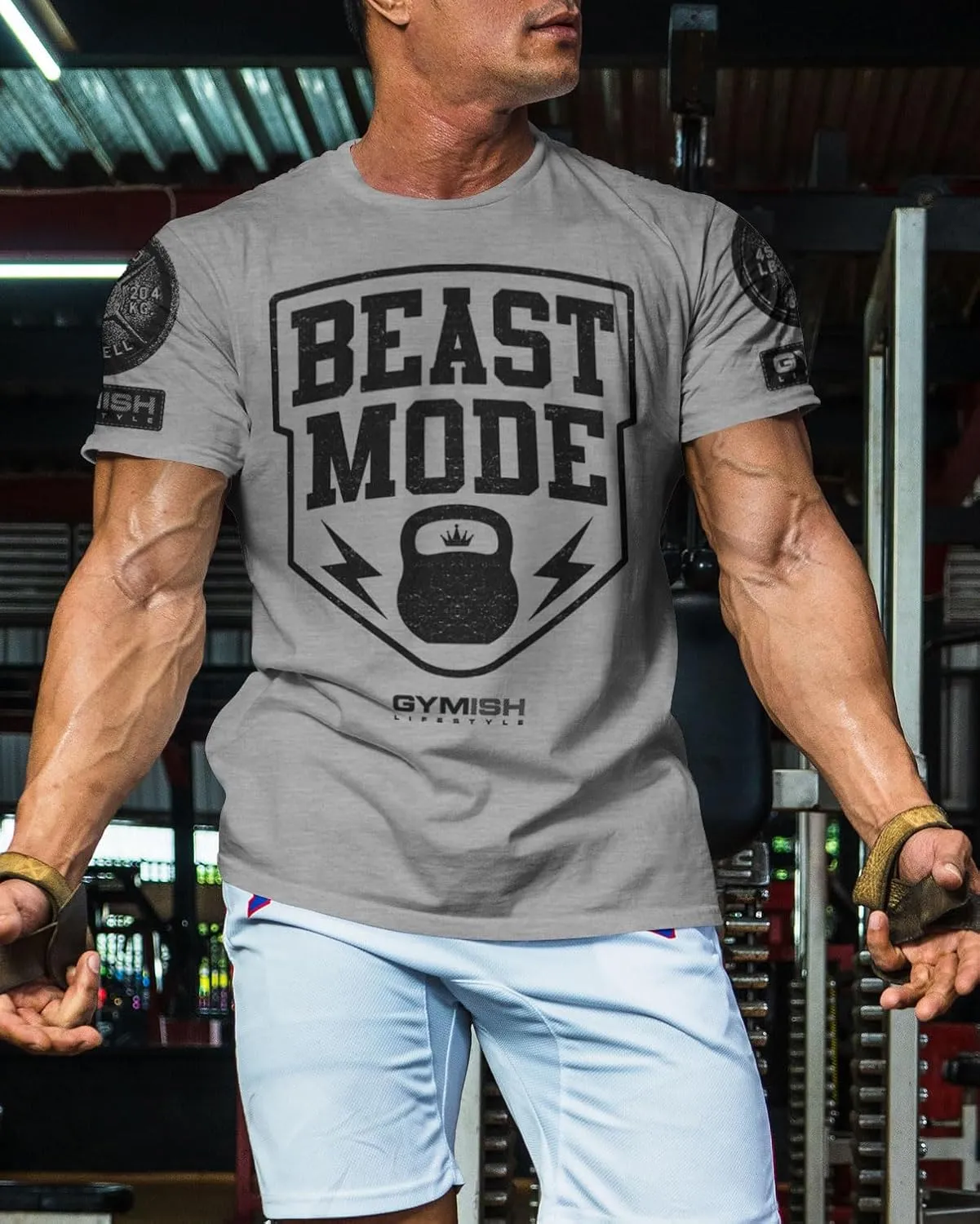 BeastMode Gym Workout Shirt for Men, Gym Lifting T-Shirt