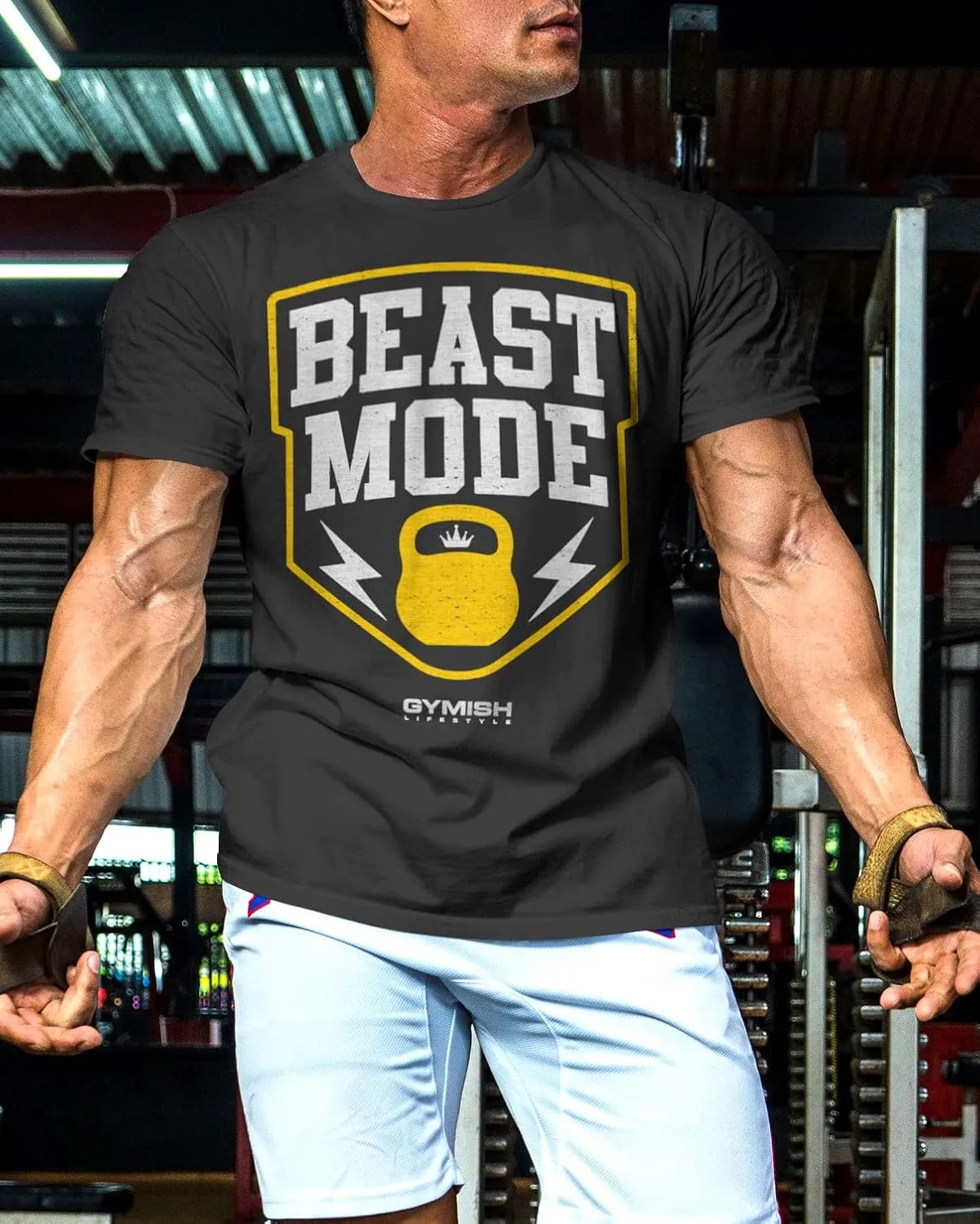 BeastMode Gym Workout Shirt for Men, Gym Lifting T-Shirt