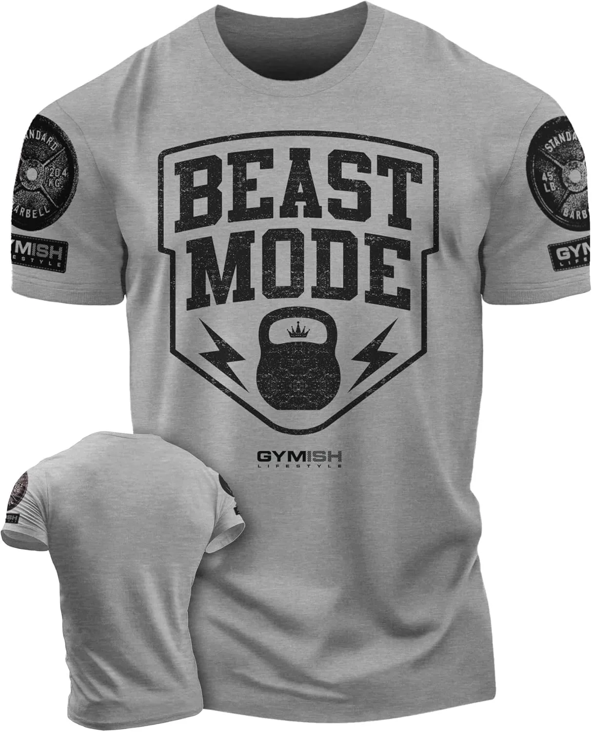 BeastMode Gym Workout Shirt for Men, Gym Lifting T-Shirt