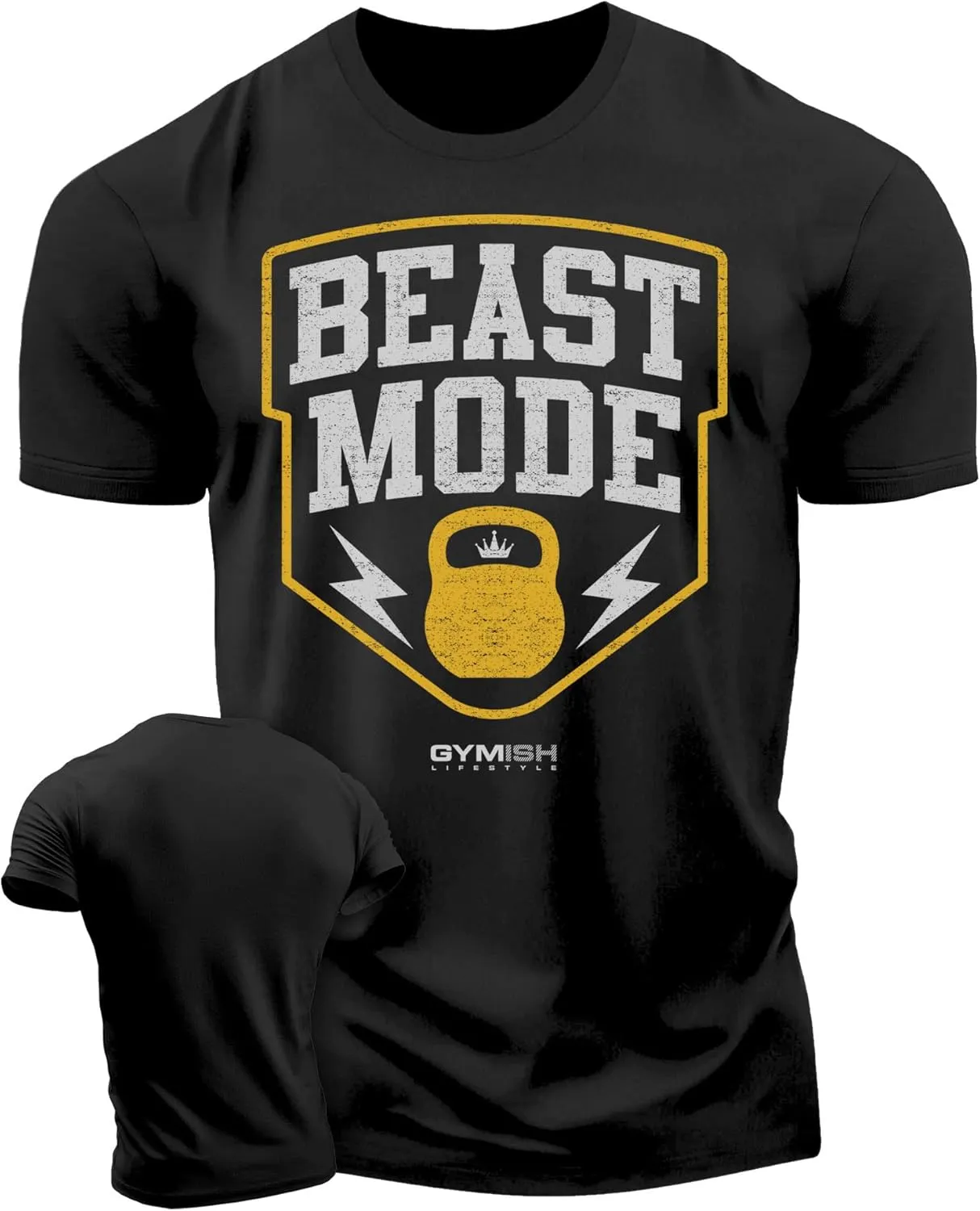 BeastMode Gym Workout Shirt for Men, Gym Lifting T-Shirt