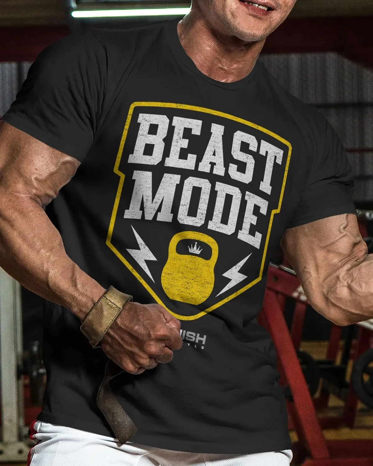 BeastMode Gym Workout Shirt for Men, Gym Lifting T-Shirt