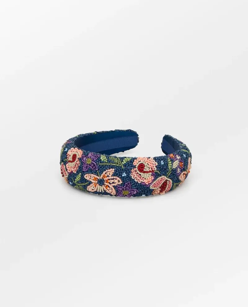 Beck Sondergaard Primula Wide Legion Blue Hairband