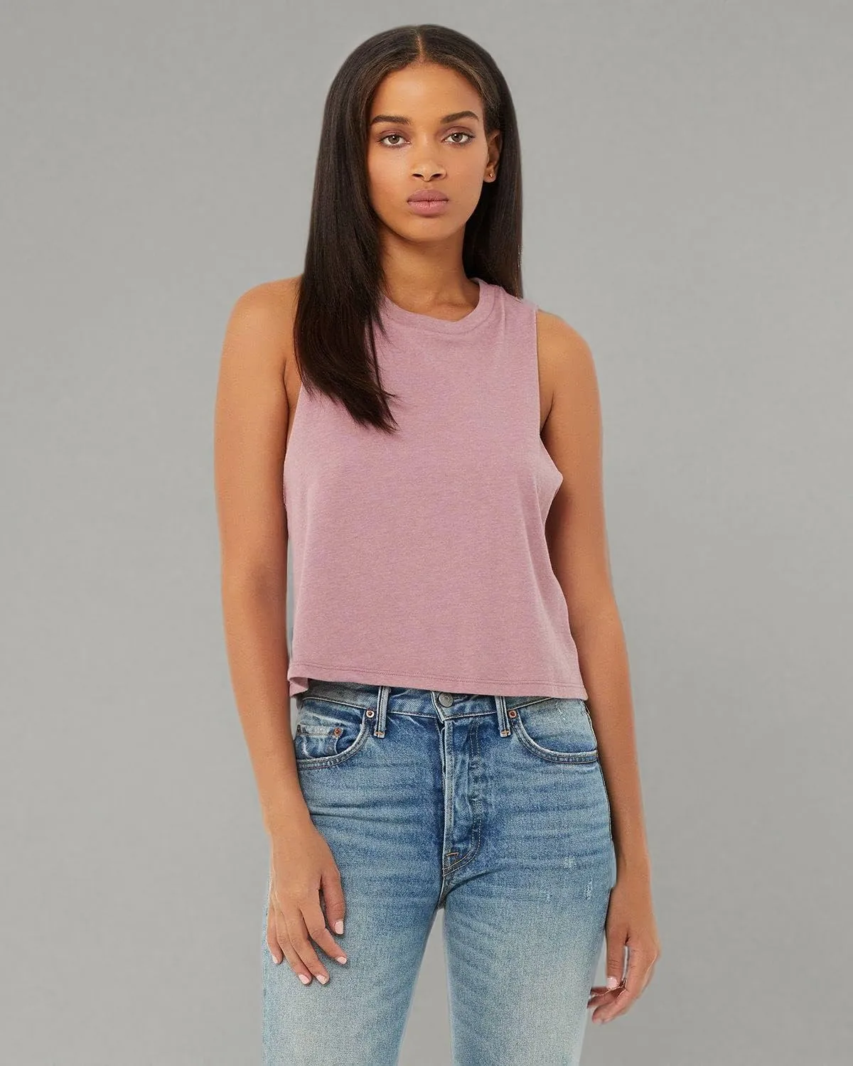 Bella Canvas 6682 Women's Racerback Cropped Tank