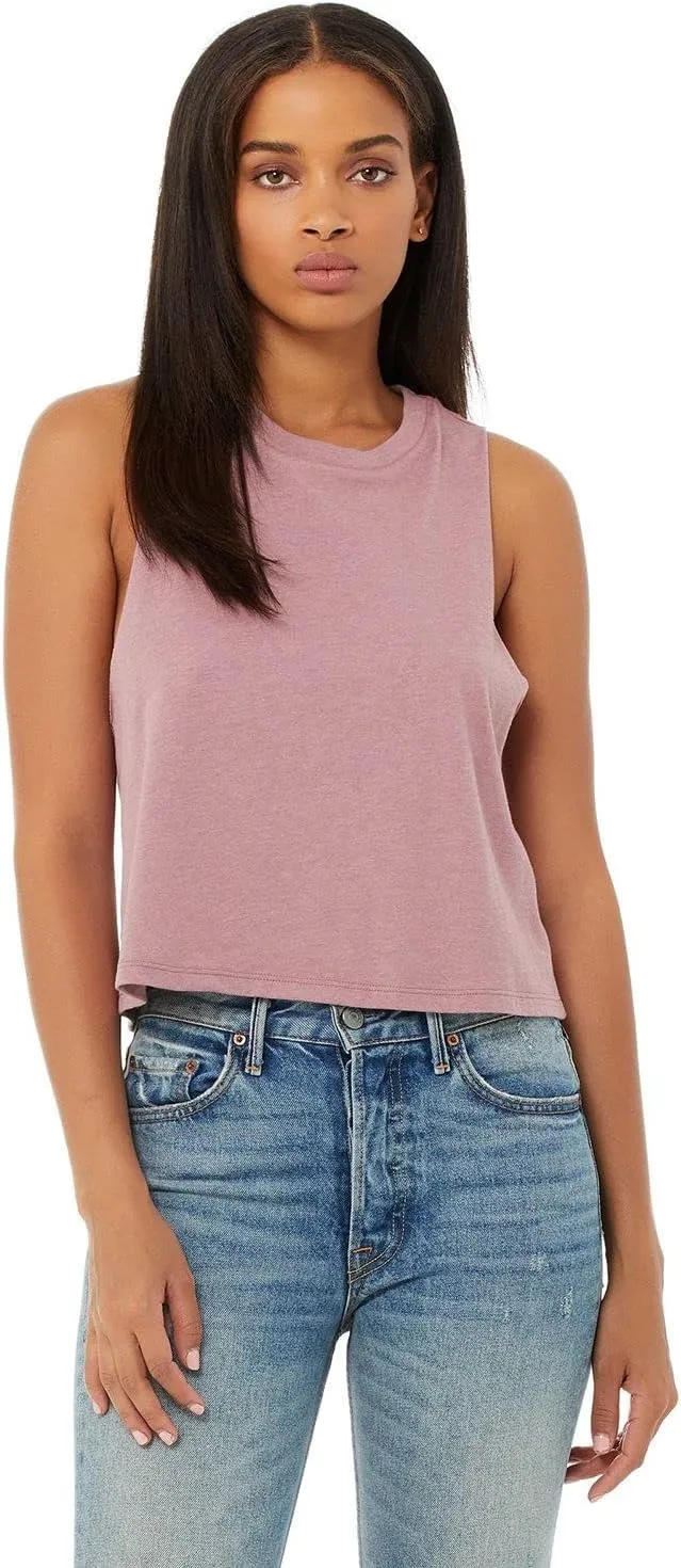 Bella Canvas 6682 Women's Racerback Cropped Tank