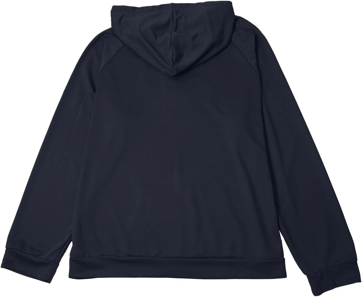 Big And Tall Men's Blue Cotton/Polyester Classic Hooded Sweatshirt