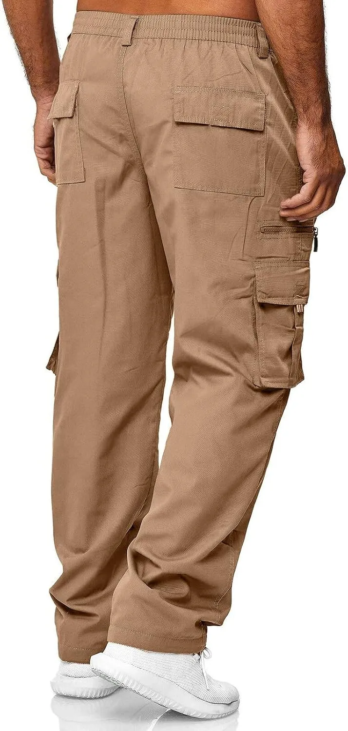 Big and Tall Sweatpants for Men Jogger Sweatpant with Pockets Fleece Jogging Bottoms Men Water Resistant Loose Fit