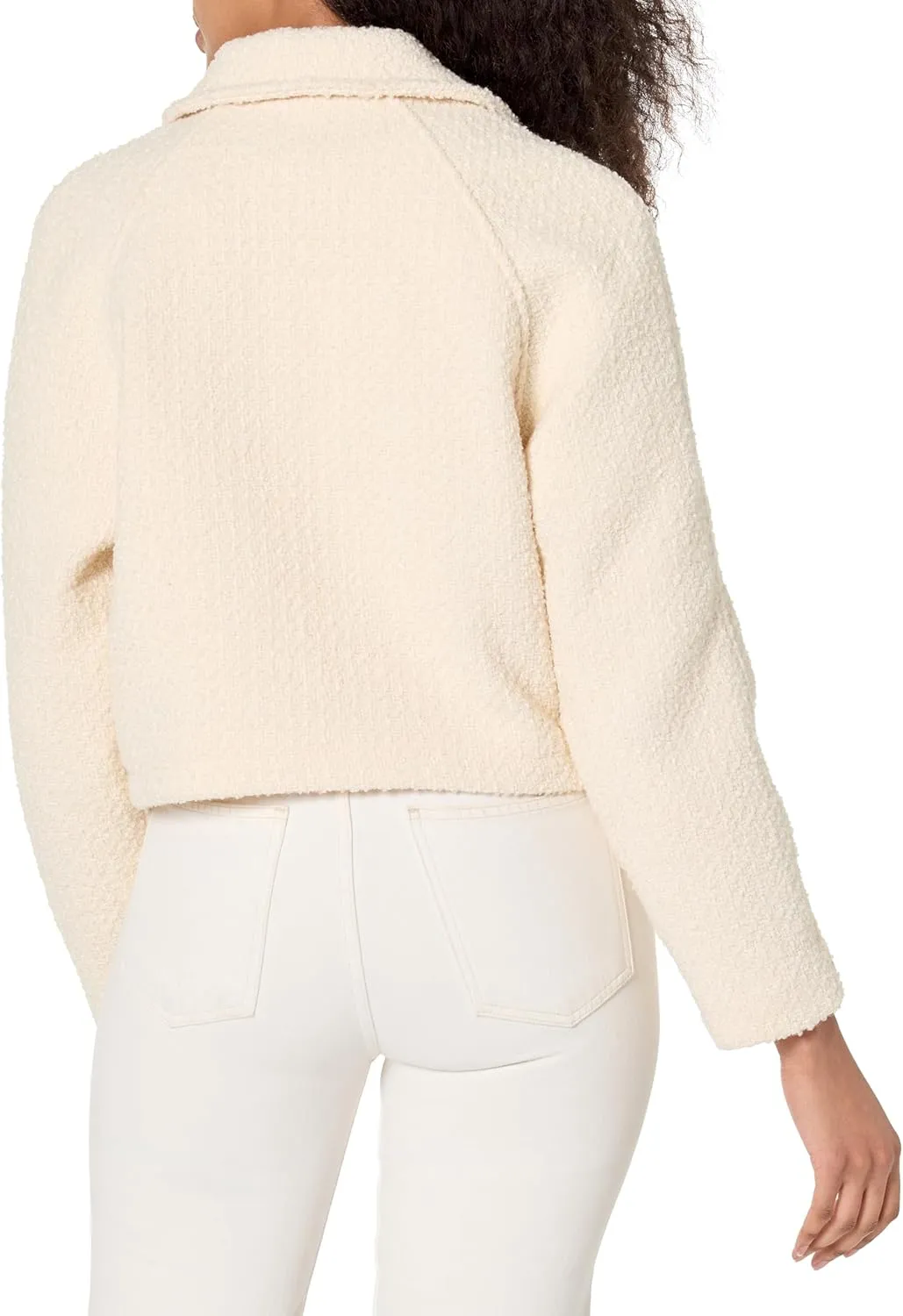[BLANKNYC] Womens Women's Tweed Cropped Jacket
